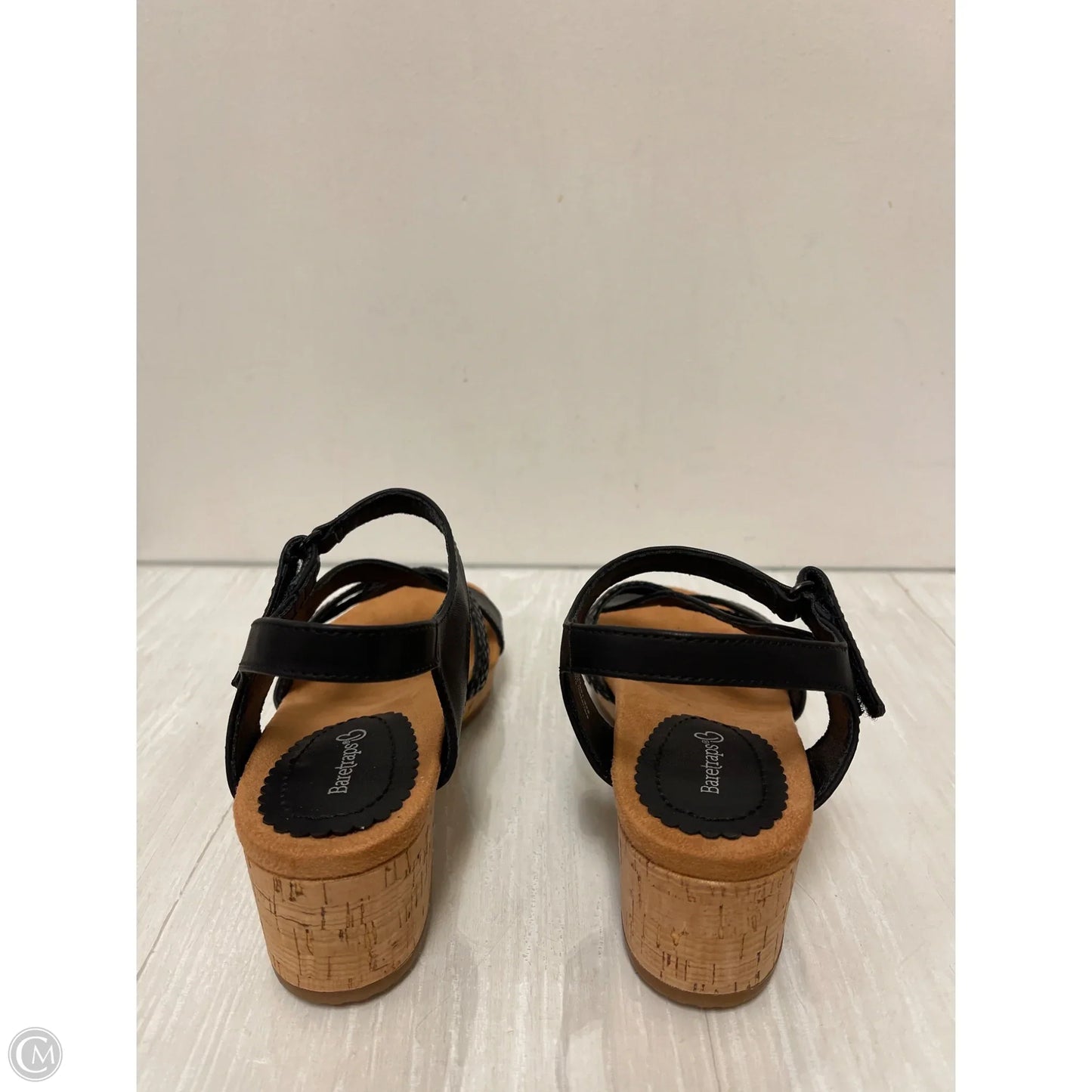 Shoes Heels Wedge By Bare Traps In Black, Size: 8