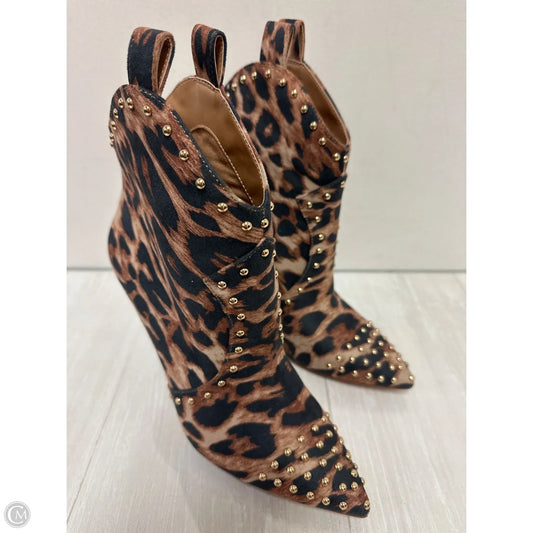 Shoes Heels Stiletto By Jessica Simpson In Leopard Print, Size: 7.5