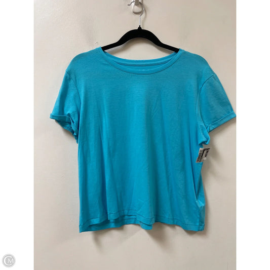 Top Short Sleeve Basic By Rachel Zoe In Blue, Size: L