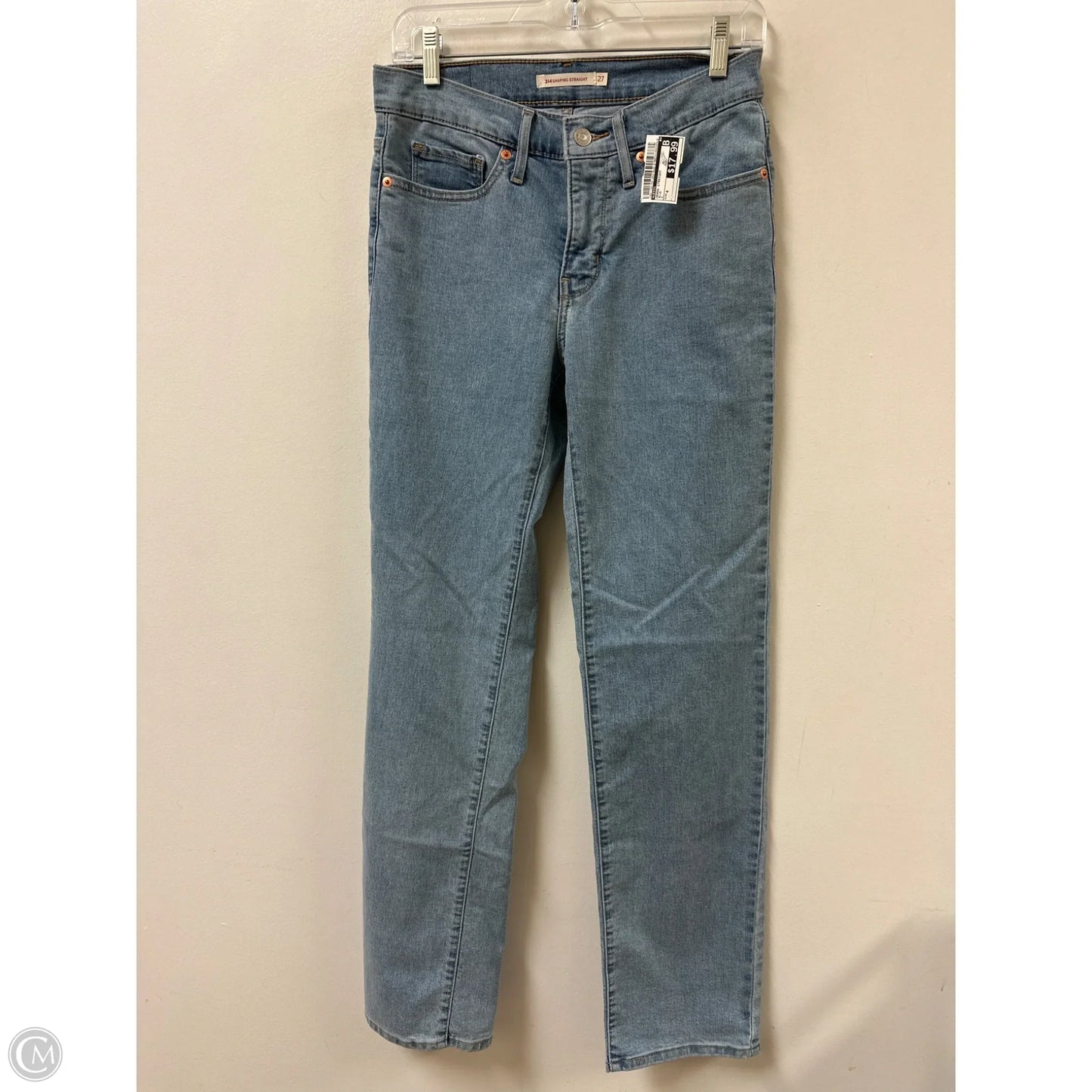 Jeans Straight By Levis In Blue, Size: 4