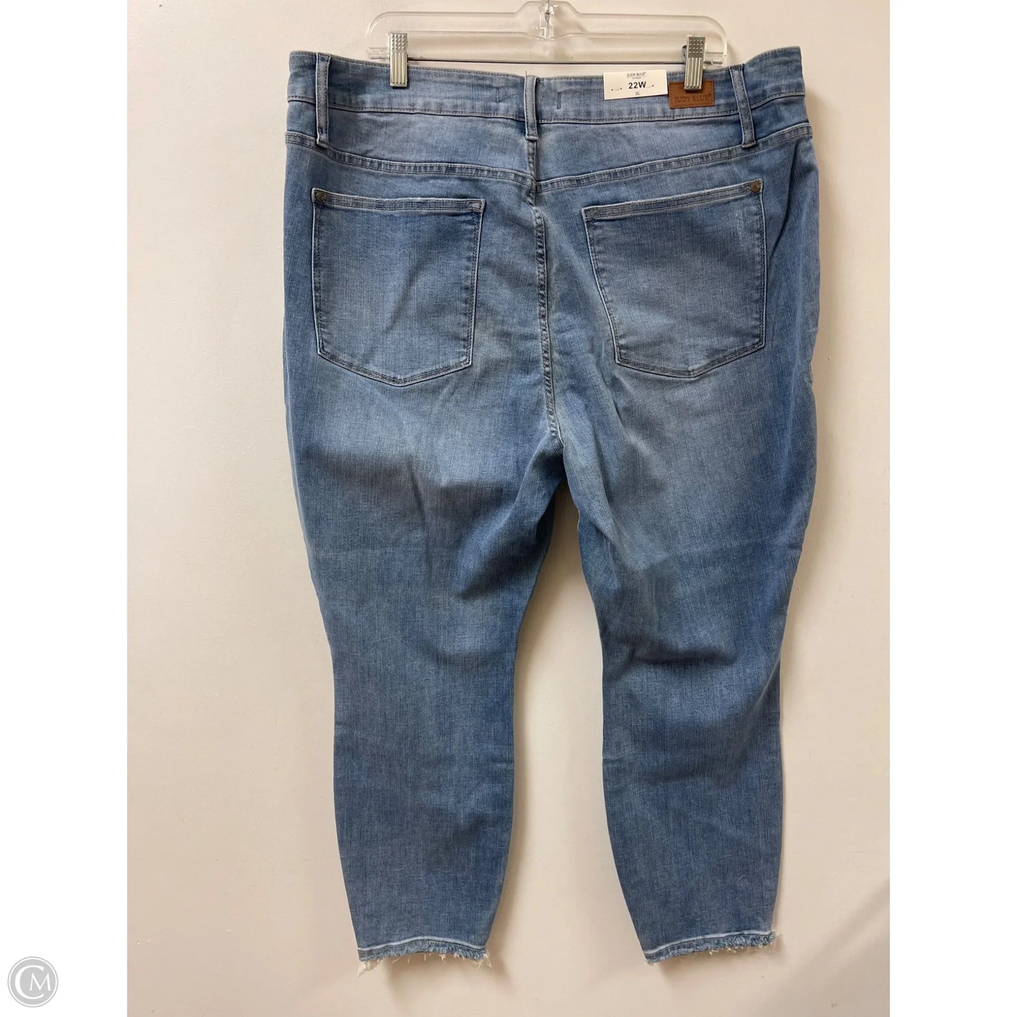 Jeans Skinny By Judy Blue In Blue, Size: 22