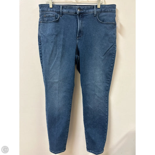 Jeans Straight By Not Your Daughters Jeans In Blue, Size: 16
