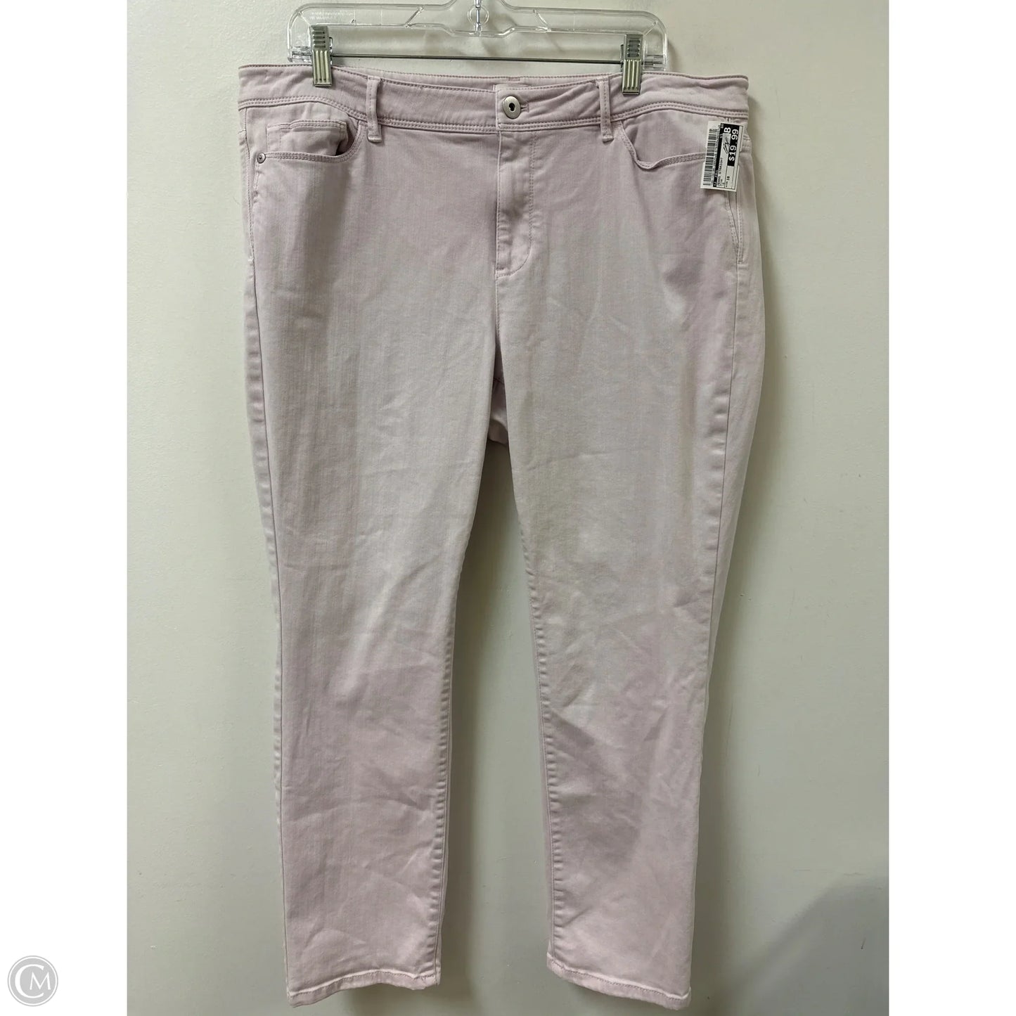 Jeans Straight By J. Jill In Pink, Size: 16