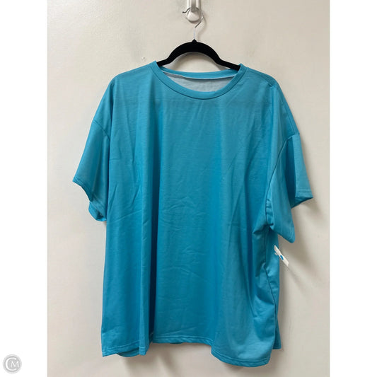 Top Short Sleeve By Clothes Mentor In Blue, Size: 3x