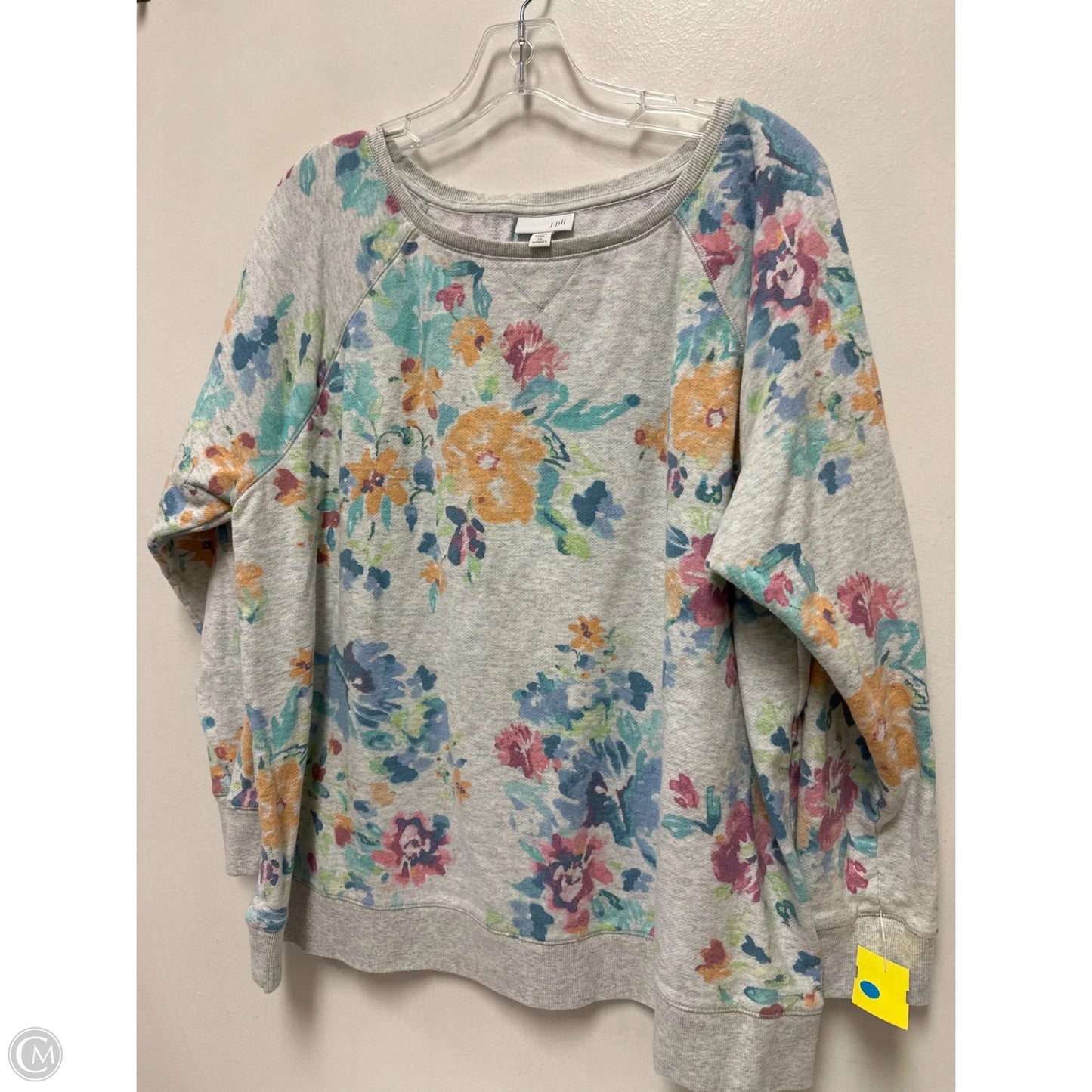 Sweater By J. Jill In Grey, Size: 2x