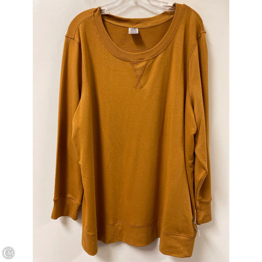 Sweater By Jockey In Yellow, Size: 3x