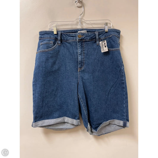 Shorts By Ava & Viv In Blue, Size: 16