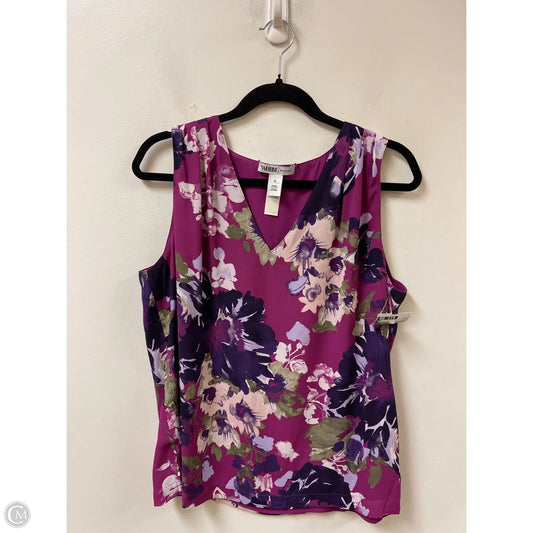 Top Sleeveless By White House Black Market In Purple, Size: M