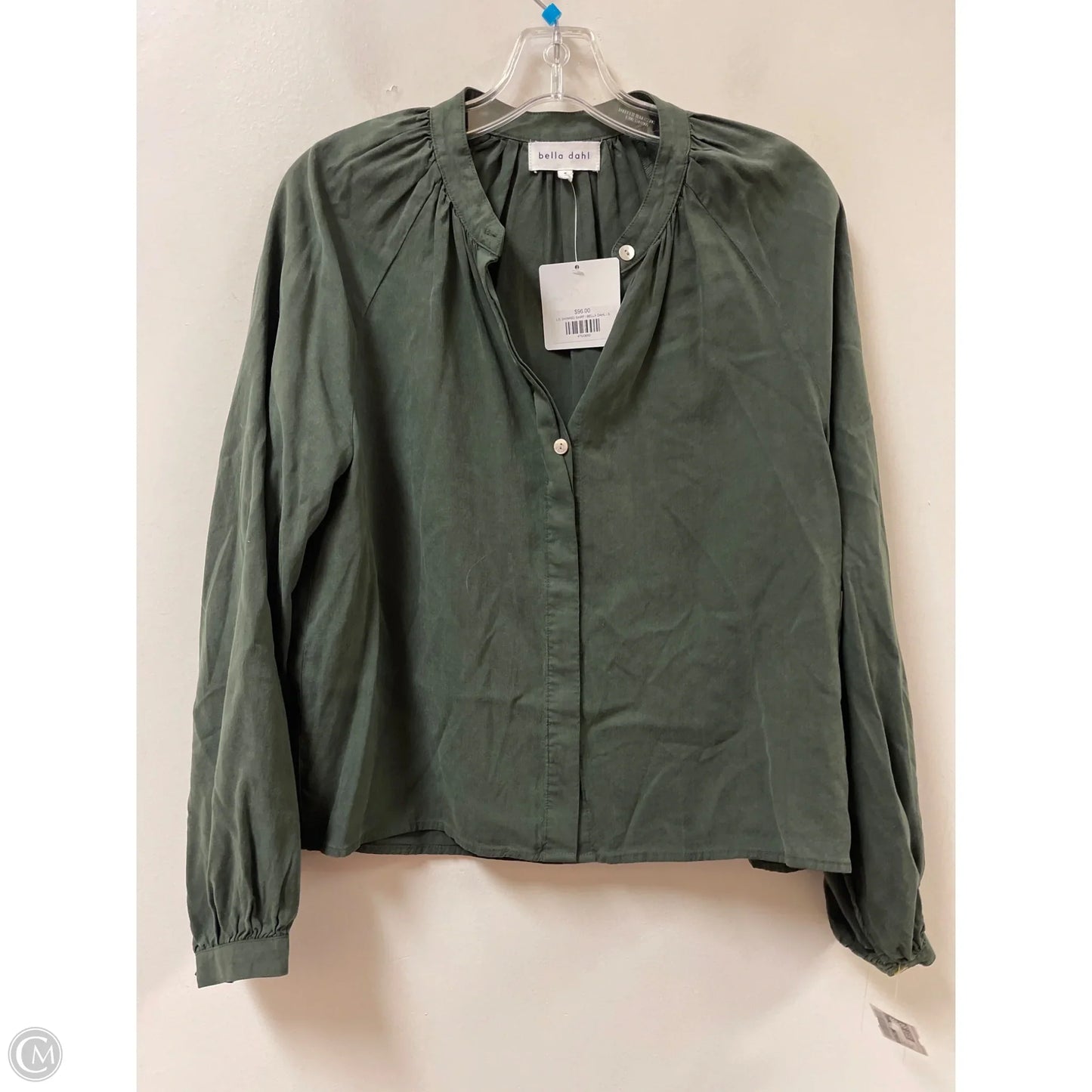 Top Long Sleeve By Bella Dahl In Green, Size: S
