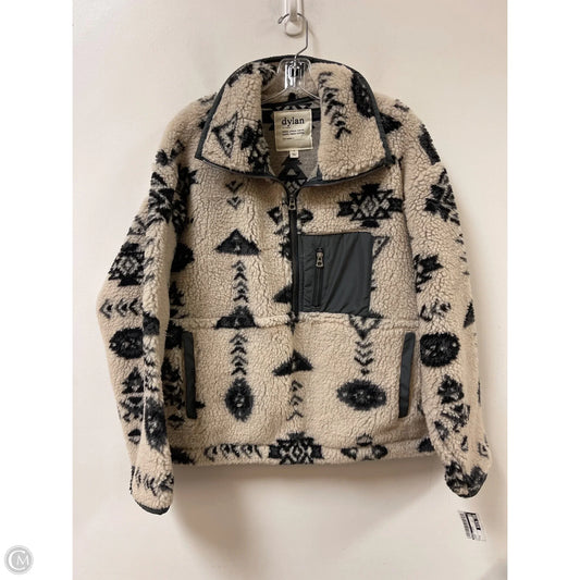 Jacket Fleece By Dylan In Cream, Size: M