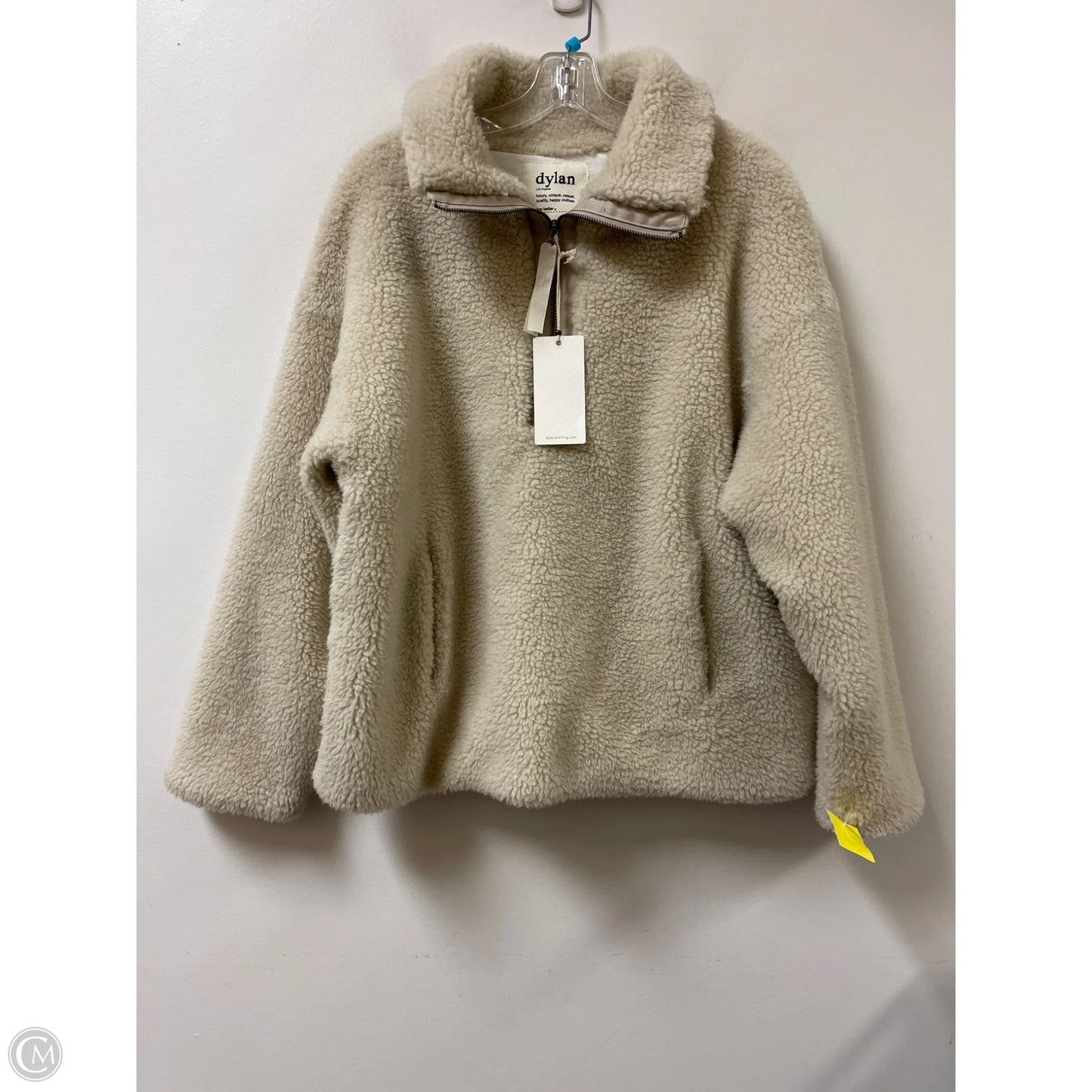Jacket Fleece By Dylan In Cream, Size: M