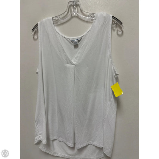 Top Sleeveless By Tommy Bahama In White, Size: L