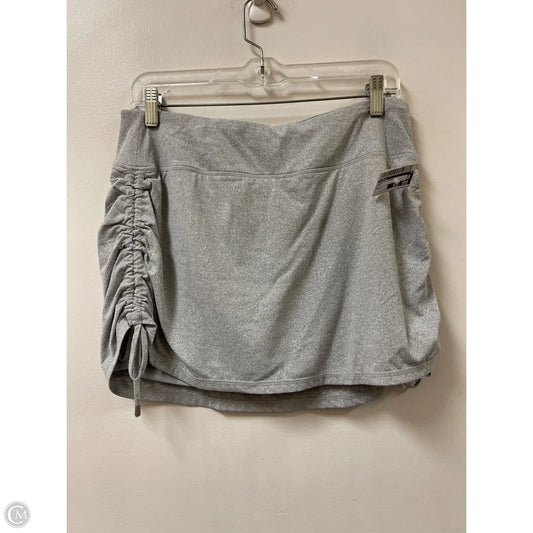 Athletic Skort By Kyodan In Grey, Size: L