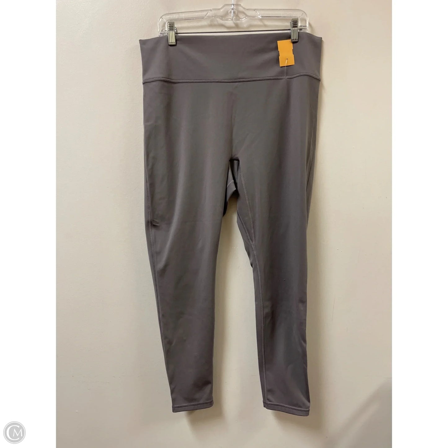 Athletic Leggings By Fabletics In Grey, Size: 2x