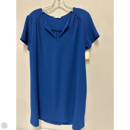 Dress Casual Midi By Lush In Blue, Size: M