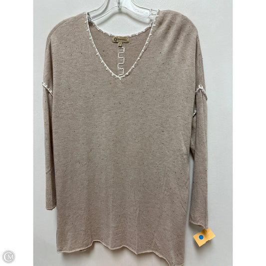 Top Long Sleeve By Democracy In Cream, Size: M
