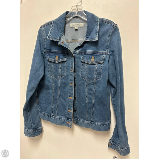 Jacket Denim By Calvin Klein In Blue Denim, Size: M