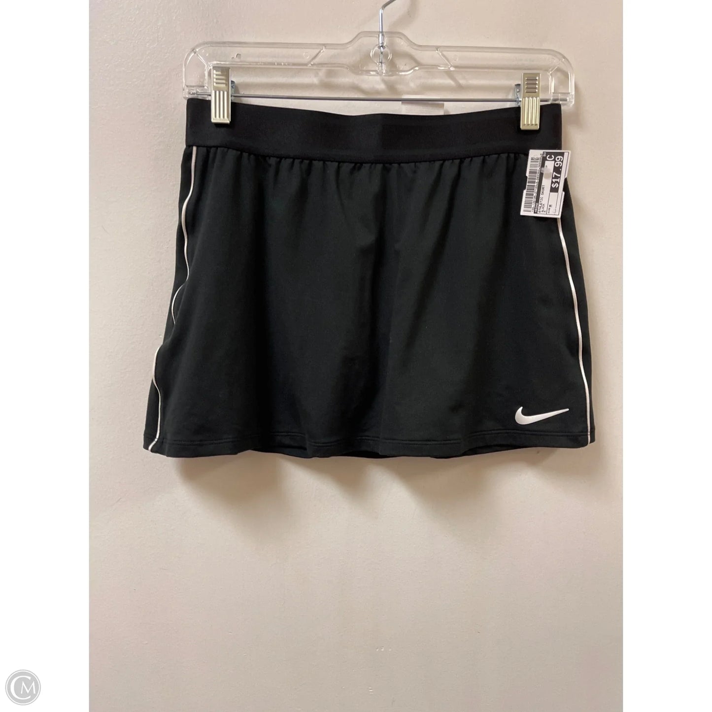 Athletic Skort By Nike In Black, Size: M