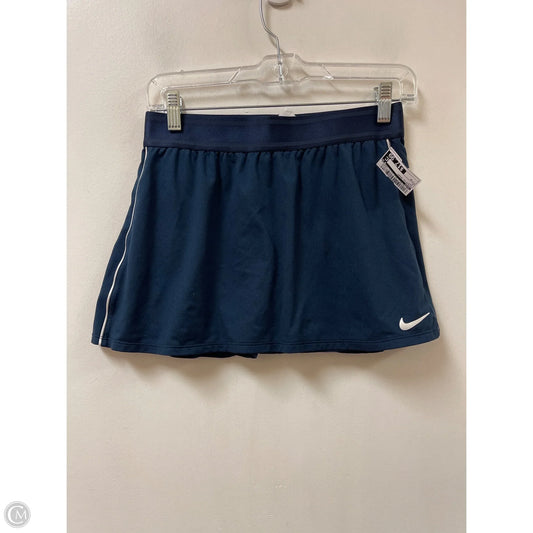 Athletic Skort By Nike In Navy, Size: M