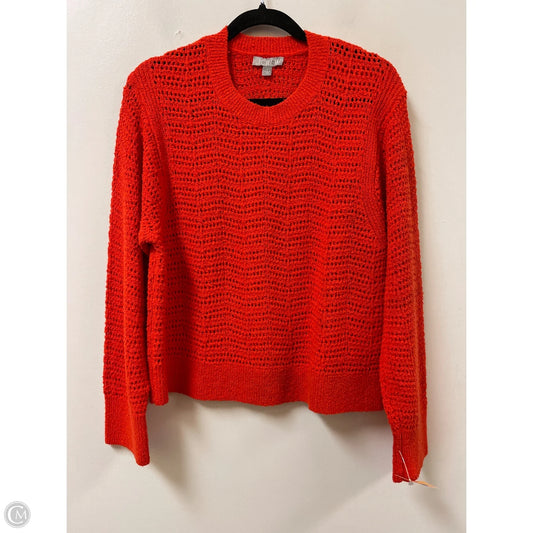 Sweater By J. Crew In Orange, Size: L