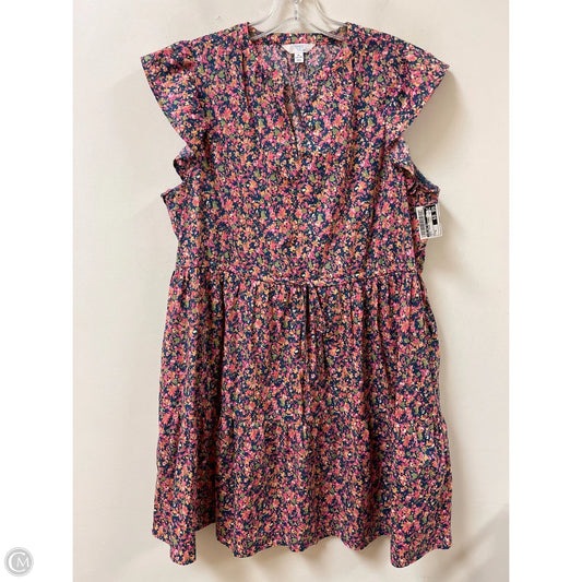 Dress Casual Short By Time And Tru In Multi-colored, Size: Xl