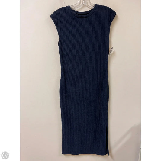 Dress Casual Midi By Shein In Navy, Size: M