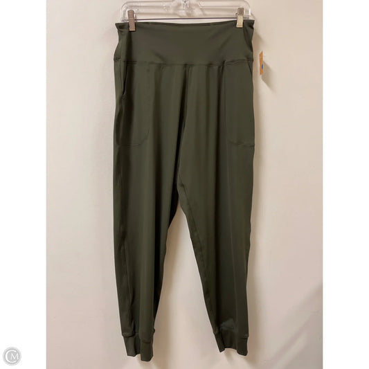 Athletic Pants By Clothes Mentor In Green, Size: Xl