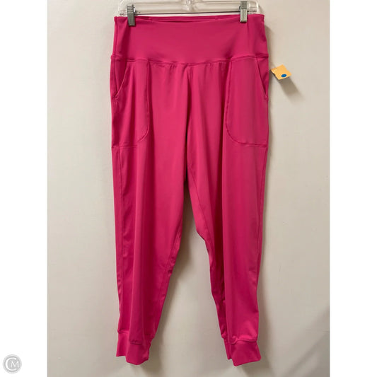 Athletic Leggings By Clothes Mentor In Pink, Size: Xl