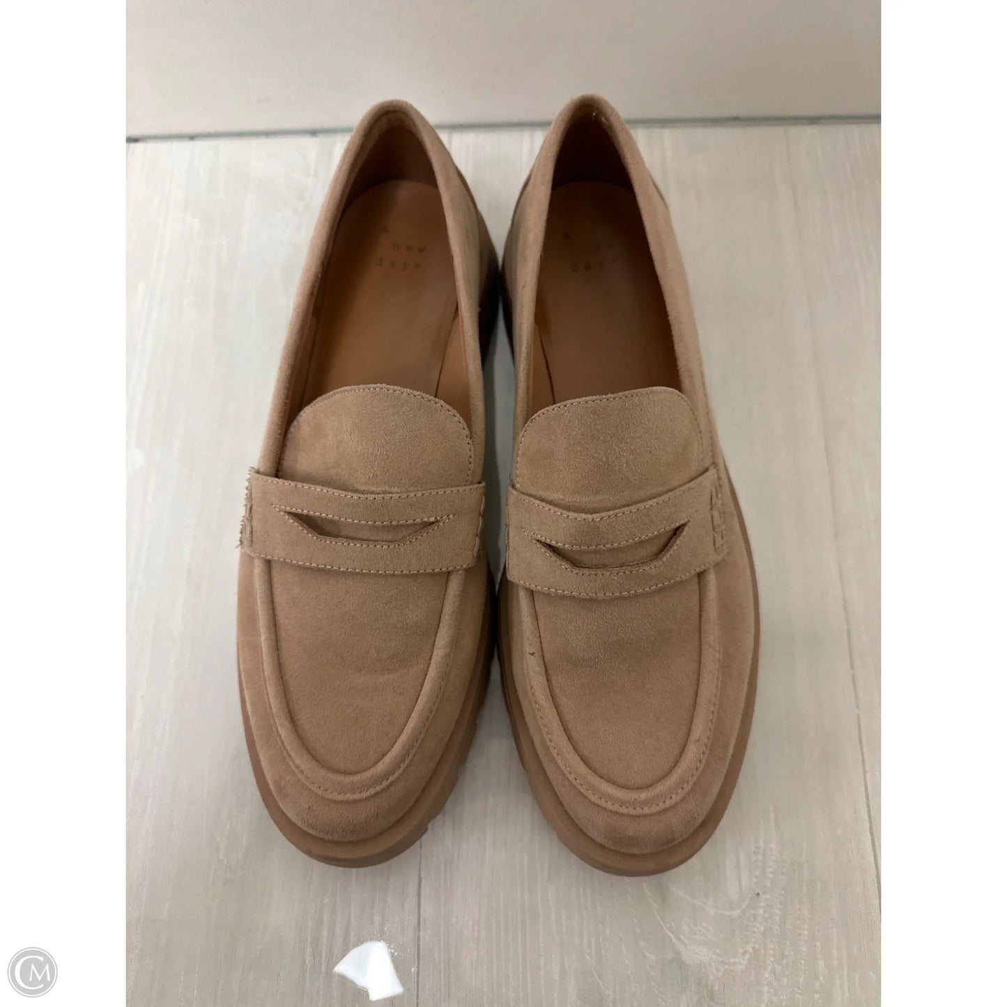 Shoes Heels Block By A New Day In Cream, Size: 9