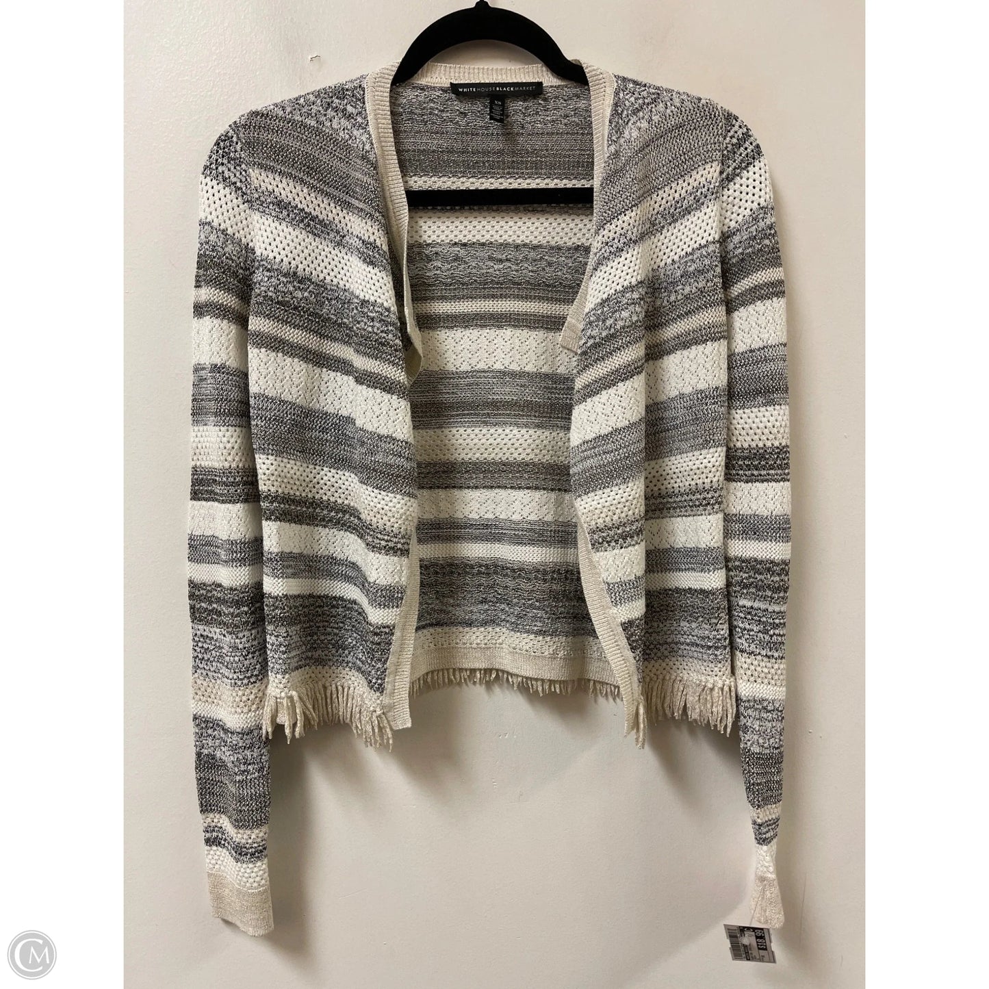 Sweater Cardigan By White House Black Market In Cream, Size: Xs