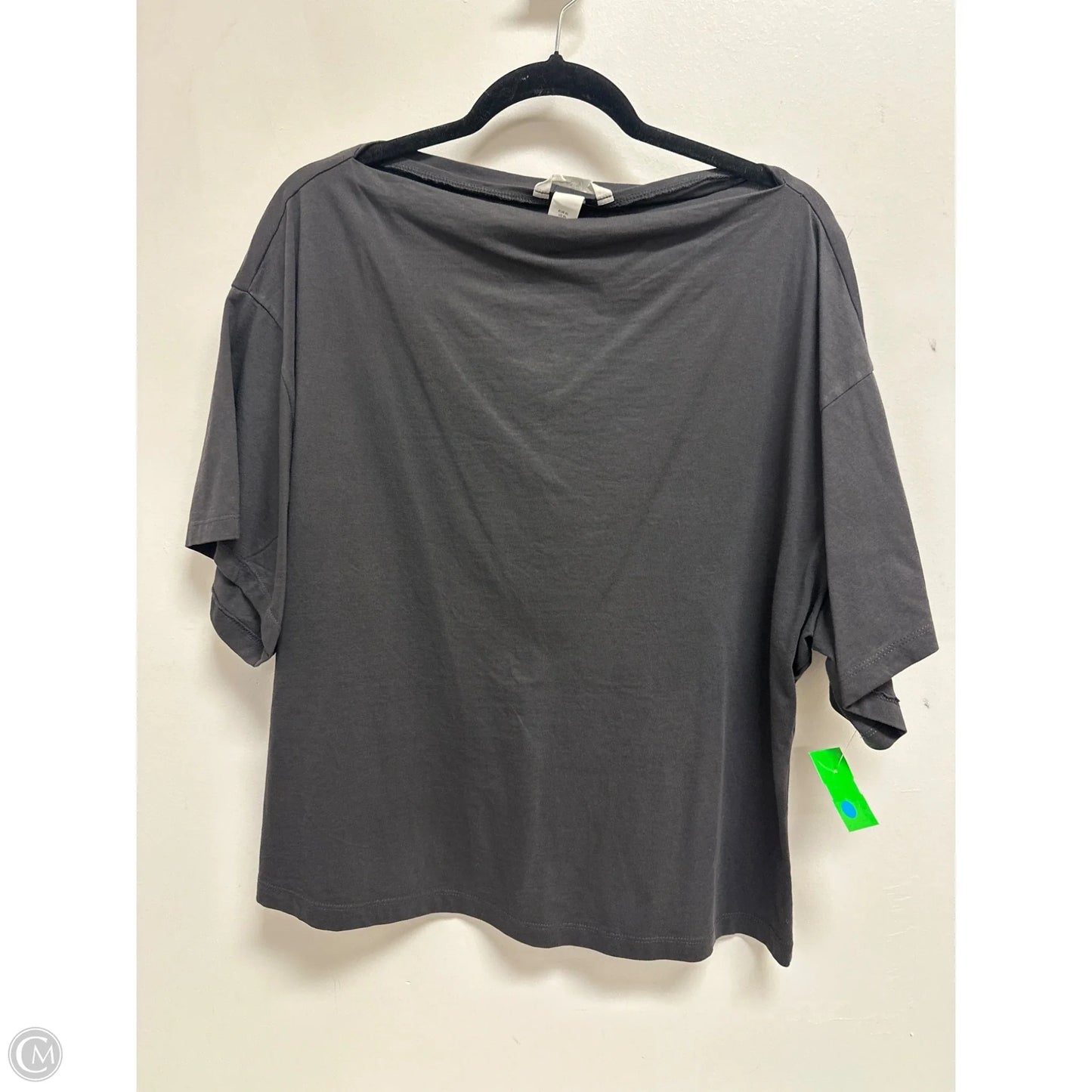 Top Short Sleeve By H&m In Grey, Size: Xl