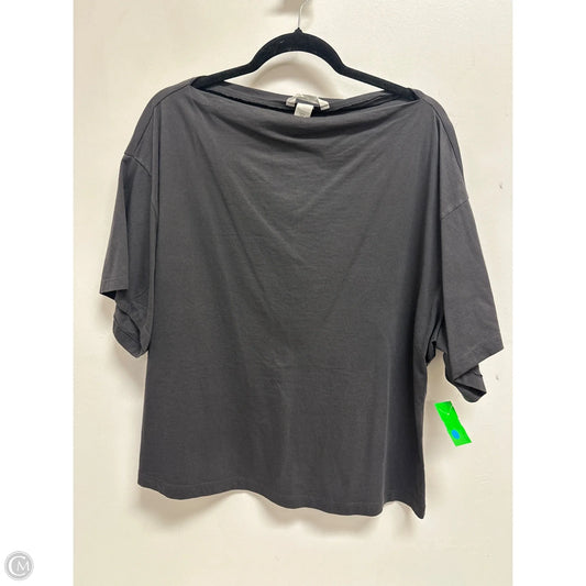 Top Short Sleeve By H&m In Grey, Size: Xl