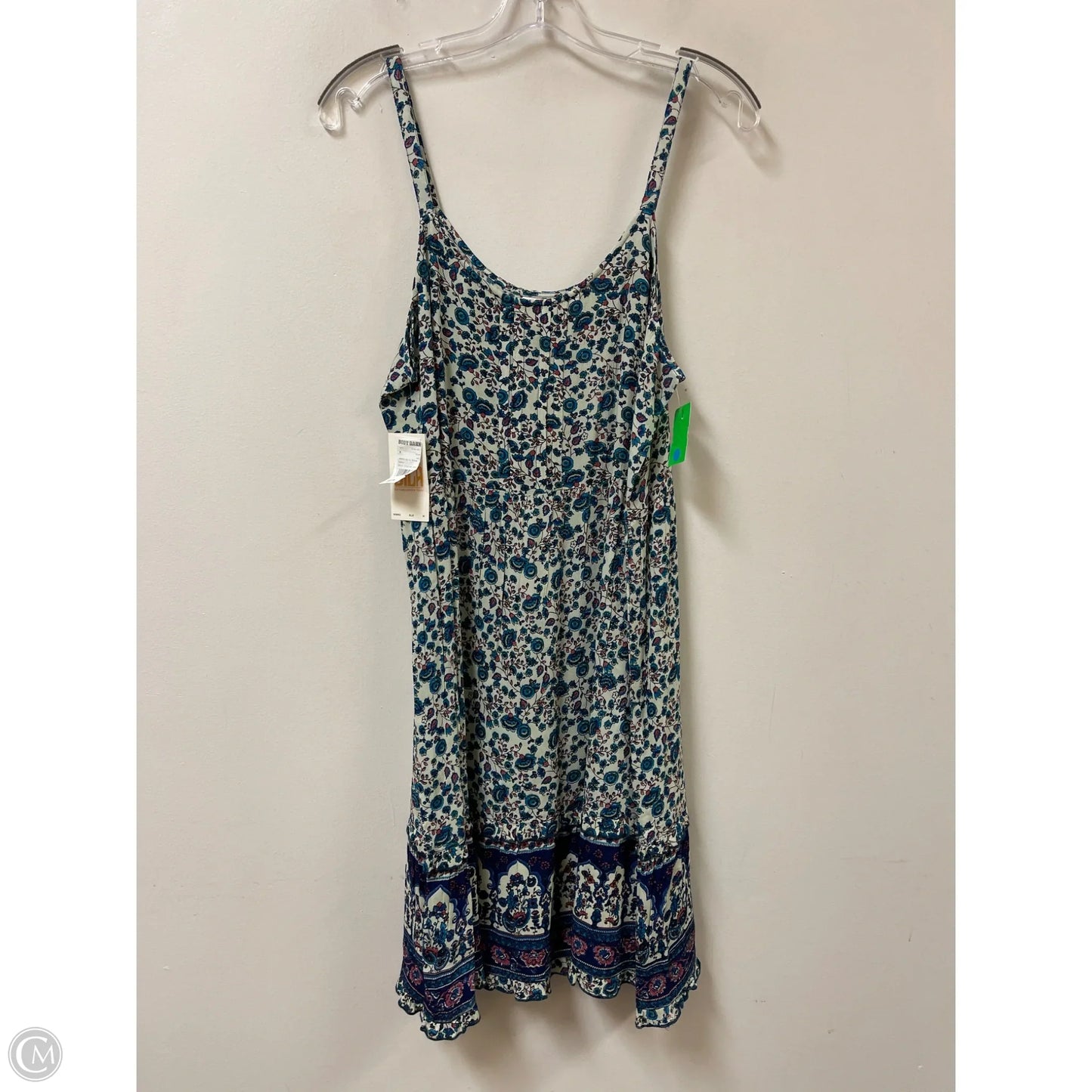 Dress Casual Midi By Bila In Blue & White, Size: M