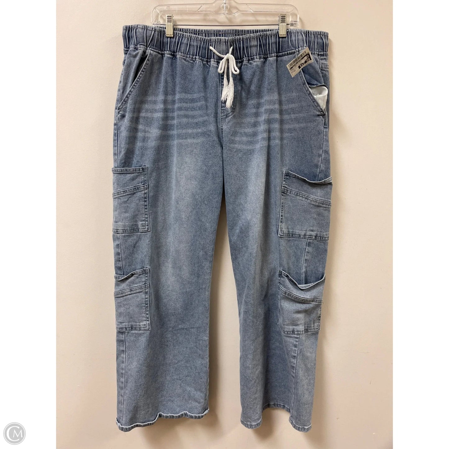 Pants Cargo & Utility By Clothes Mentor In Black Denim, Size: 22