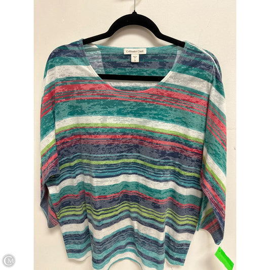 Top Long Sleeve By Coldwater Creek In Multi-colored, Size: L