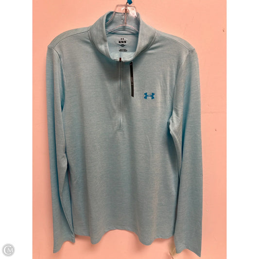 Athletic Sweatshirt Collar By Under Armour In Blue, Size: M
