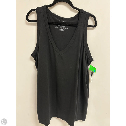 Top Sleeveless By Torrid In Black, Size: 2x