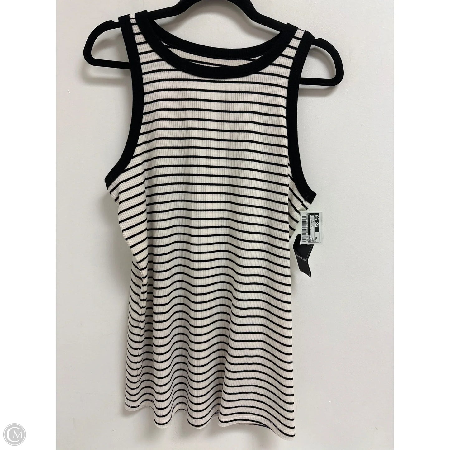 Top Sleeveless By Torrid In Cream, Size: 2x