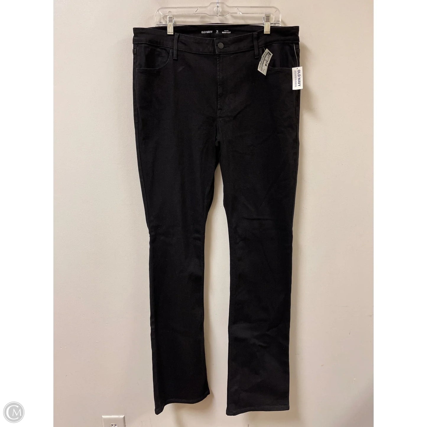 Jeans Boot Cut By Old Navy In Black, Size: 16