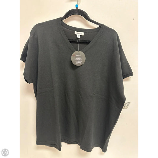 Top Short Sleeve By Mittoshop In Black, Size: Xl