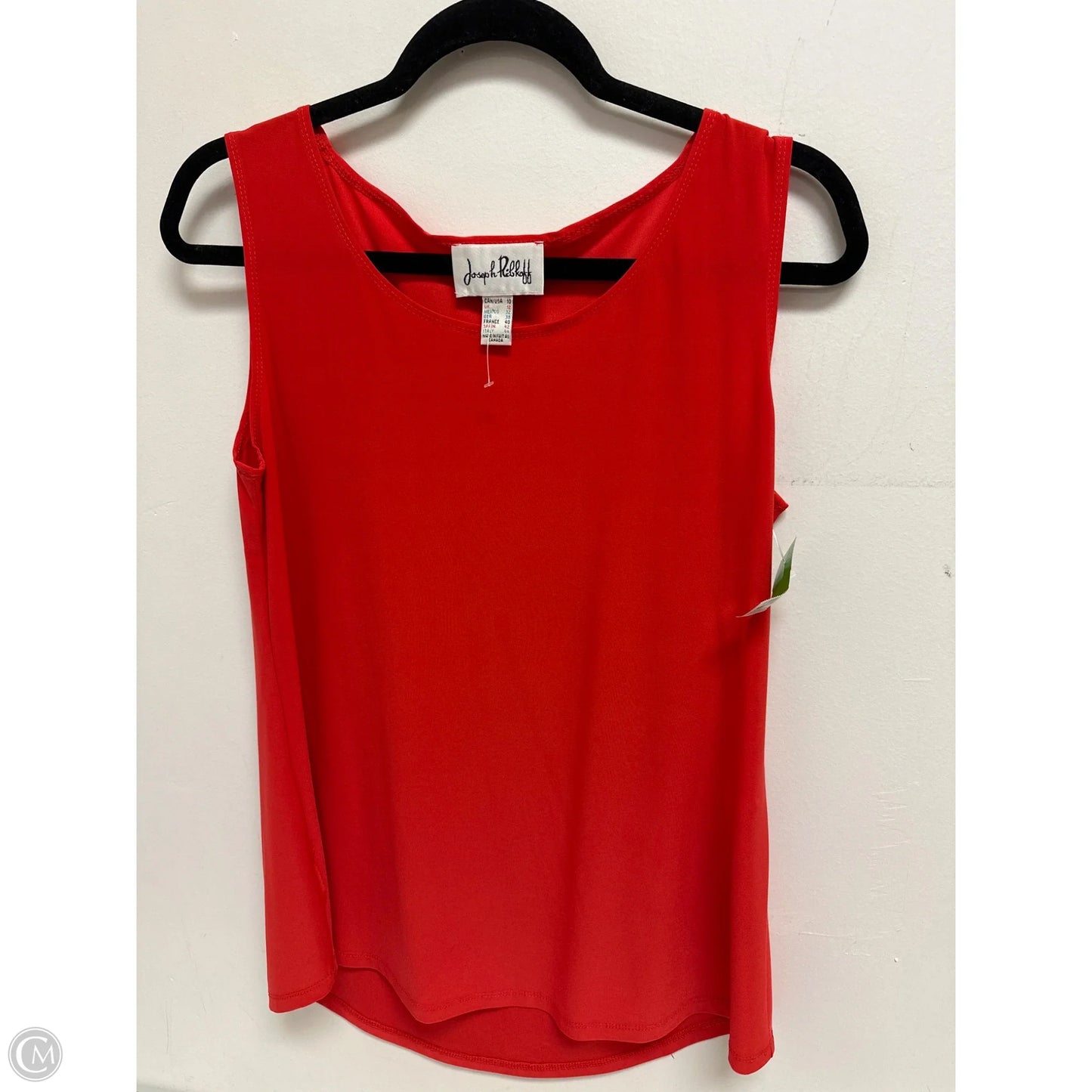 Top Sleeveless By Joseph Ribkoff In Red, Size: M