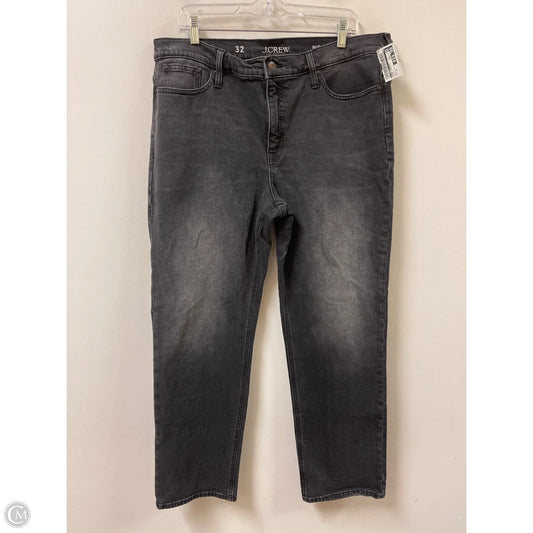 Jeans Straight By J. Crew In Black, Size: 14