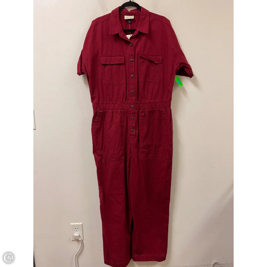 Jumpsuit By Universal Thread In Red, Size: Xl