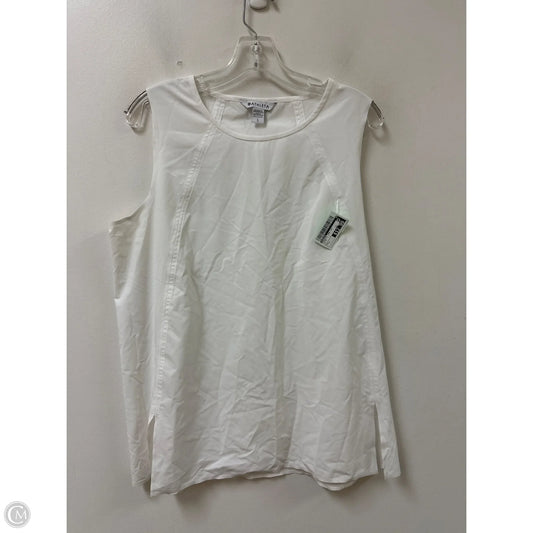 Athletic Tank Top By Athleta In White, Size: L