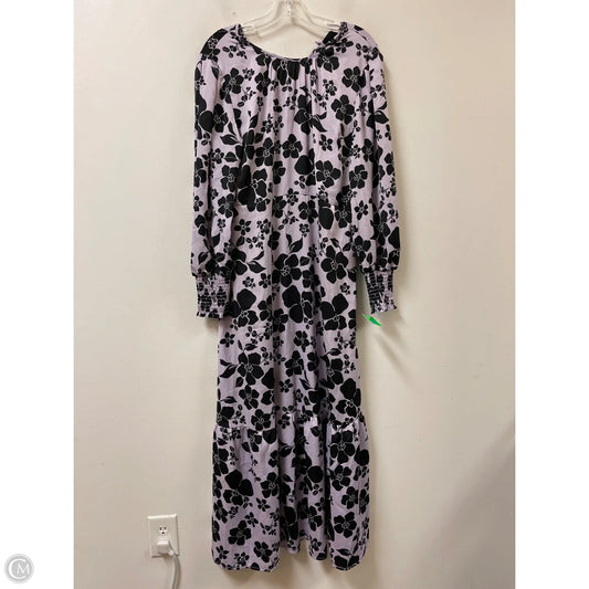 Dress Casual Maxi By Who What Wear In Purple, Size: L