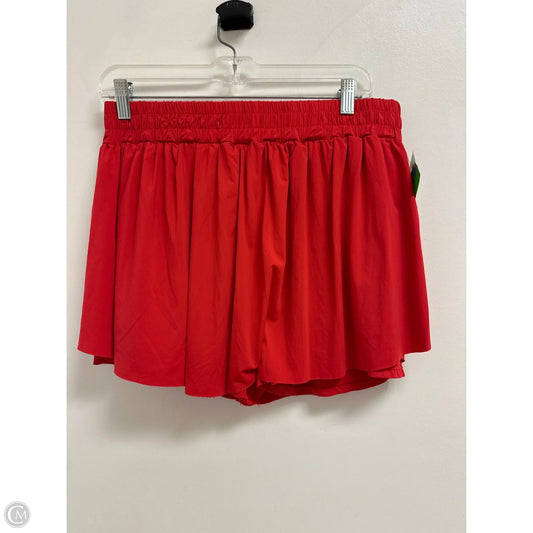 Athletic Shorts By Automet In Red, Size: Xl