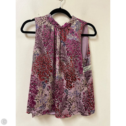 Top Sleeveless By White House Black Market In Purple, Size: S