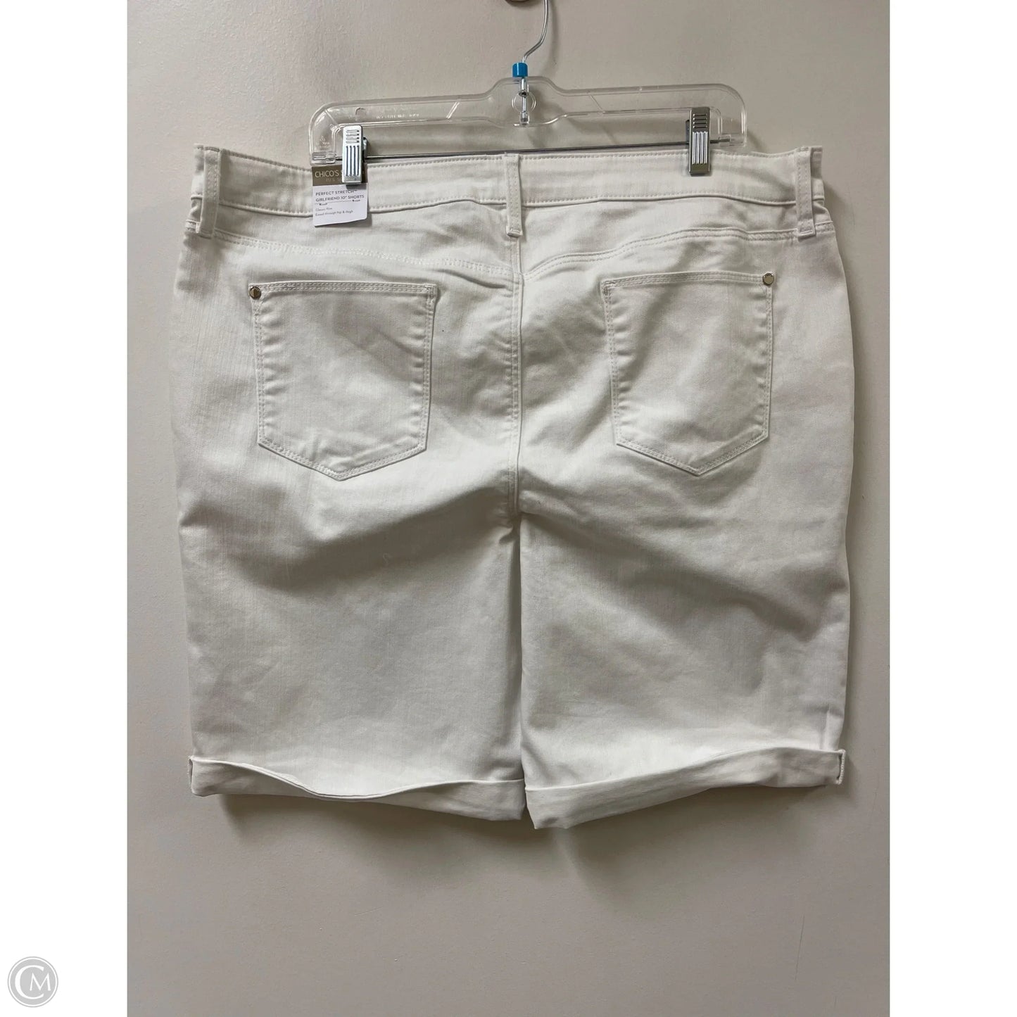 Shorts By Chicos In White, Size: 18