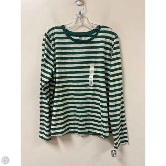 Top Long Sleeve By Sonoma In Green, Size: 2x