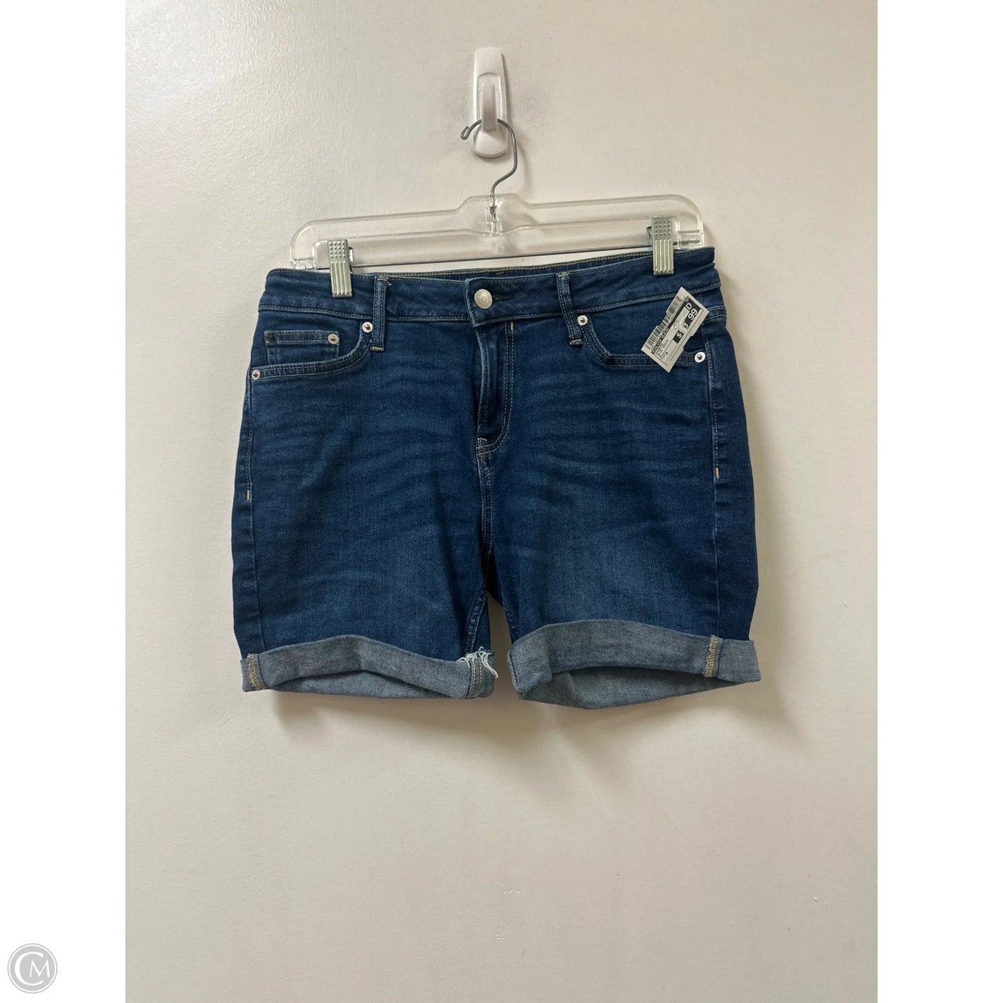 Shorts By Calvin Klein In Blue Denim, Size: 8